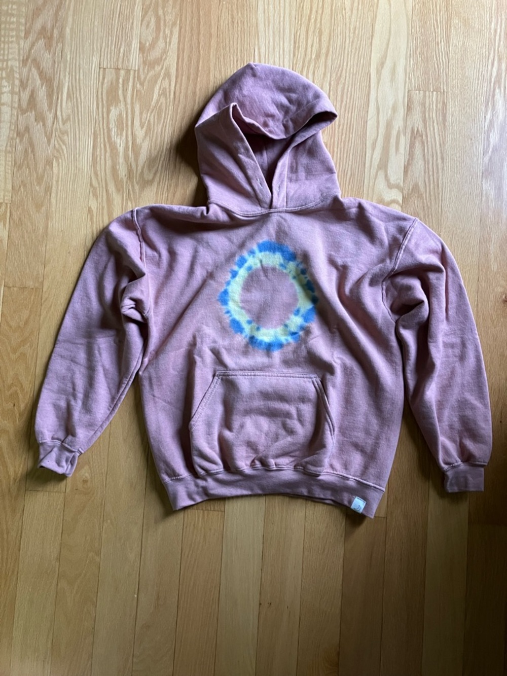 NWT Little Moon Society Pink Tie-Dye Pullover Hoodie Size S